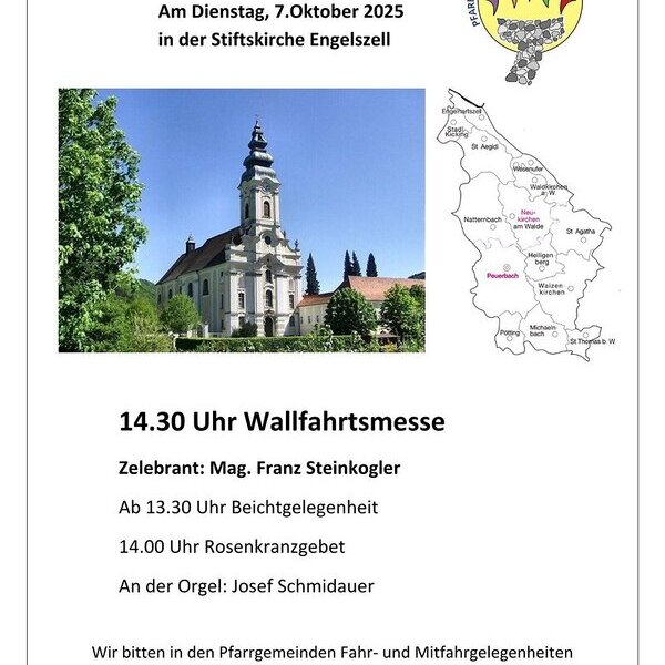29. Senioren-Wallfahrt der Pfarrgemeinden